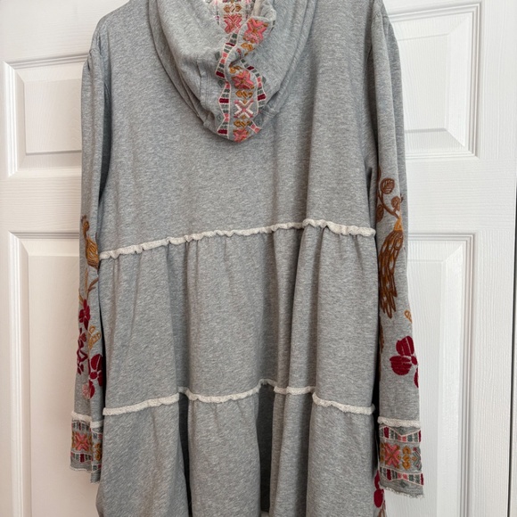 Johnny Was ZUZU TIERED HOODIE XXL - Picture 5 of 7